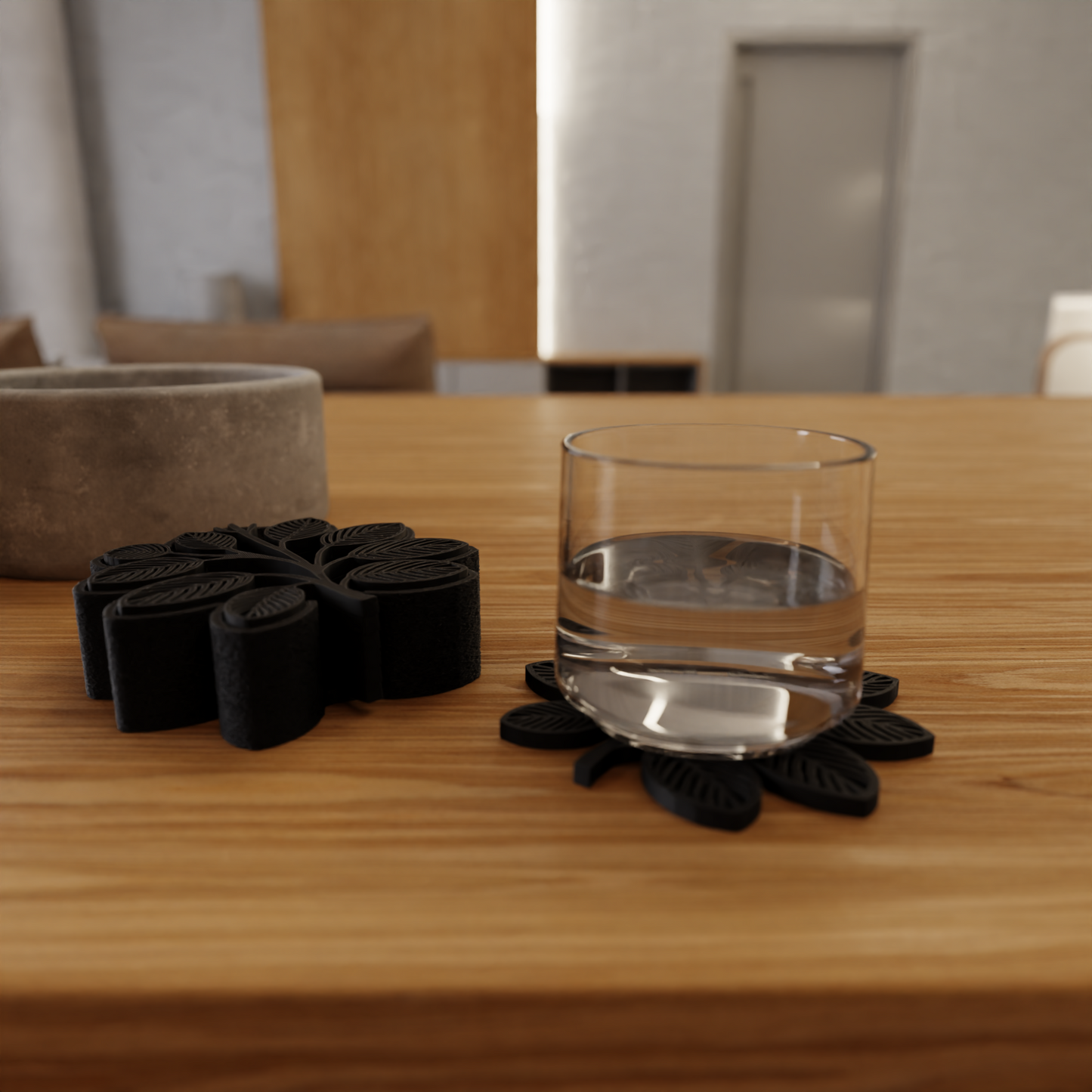Bladjesvormige Coasters – Set van 6