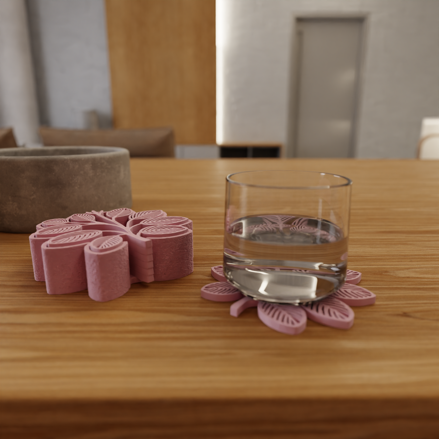 Bladjesvormige Coasters – Set van 6