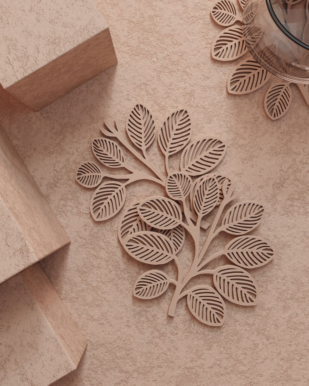 Leaf Shaped Coasters – Set of 6