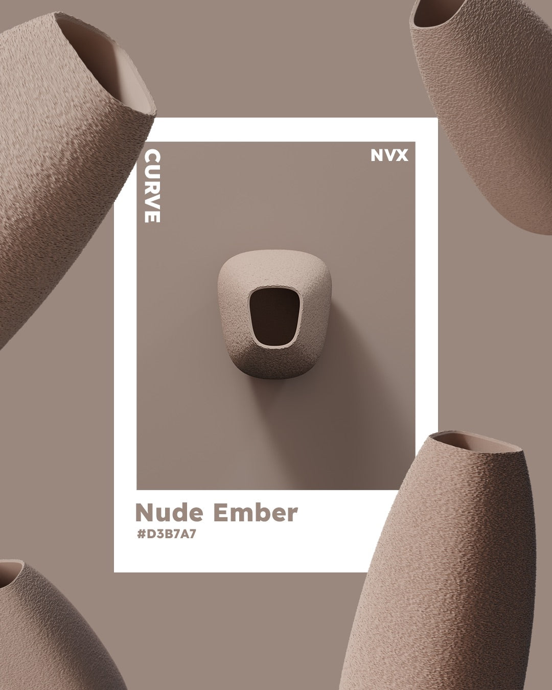 Curve Vase – Modern Decoration in Organic Form