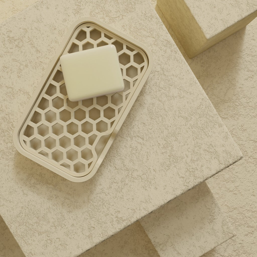 Sustainable Soap Dish with Replaceable Trays – Stylish and Practical.