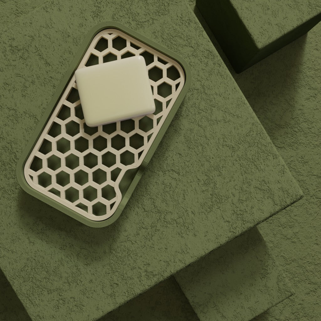 Sustainable Soap Dish with Replaceable Trays – Stylish and Practical.