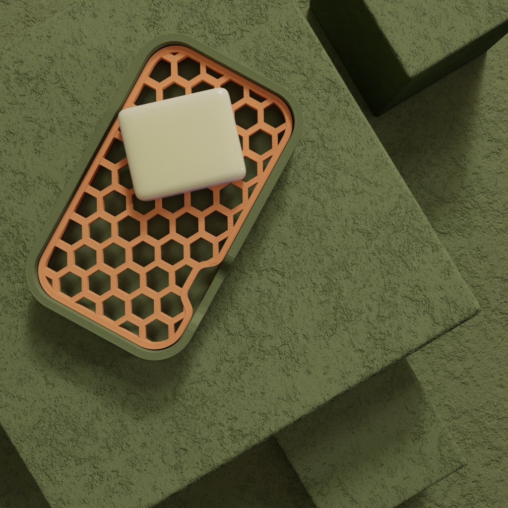 Sustainable Soap Dish with Replaceable Trays – Stylish and Practical.