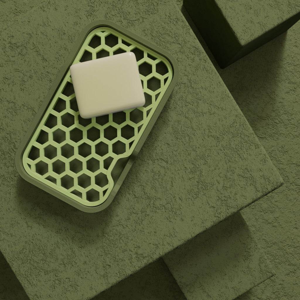 Sustainable Soap Dish with Replaceable Trays – Stylish and Practical.