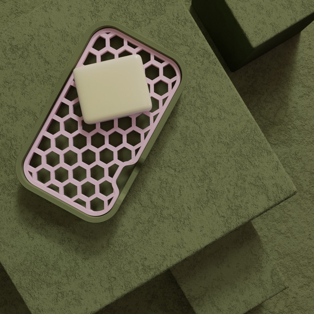 Sustainable Soap Dish with Replaceable Trays – Stylish and Practical.