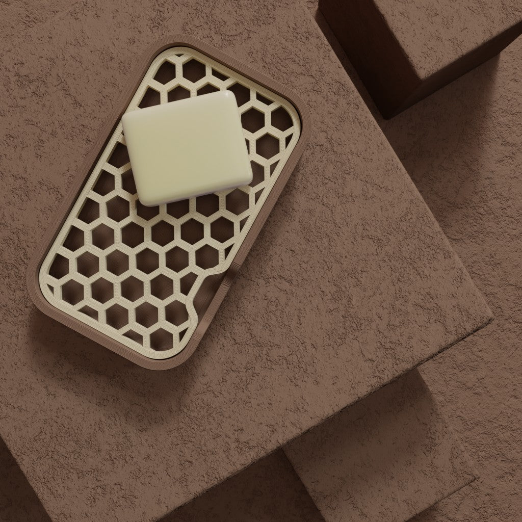 Sustainable Soap Dish with Replaceable Trays – Stylish and Practical.