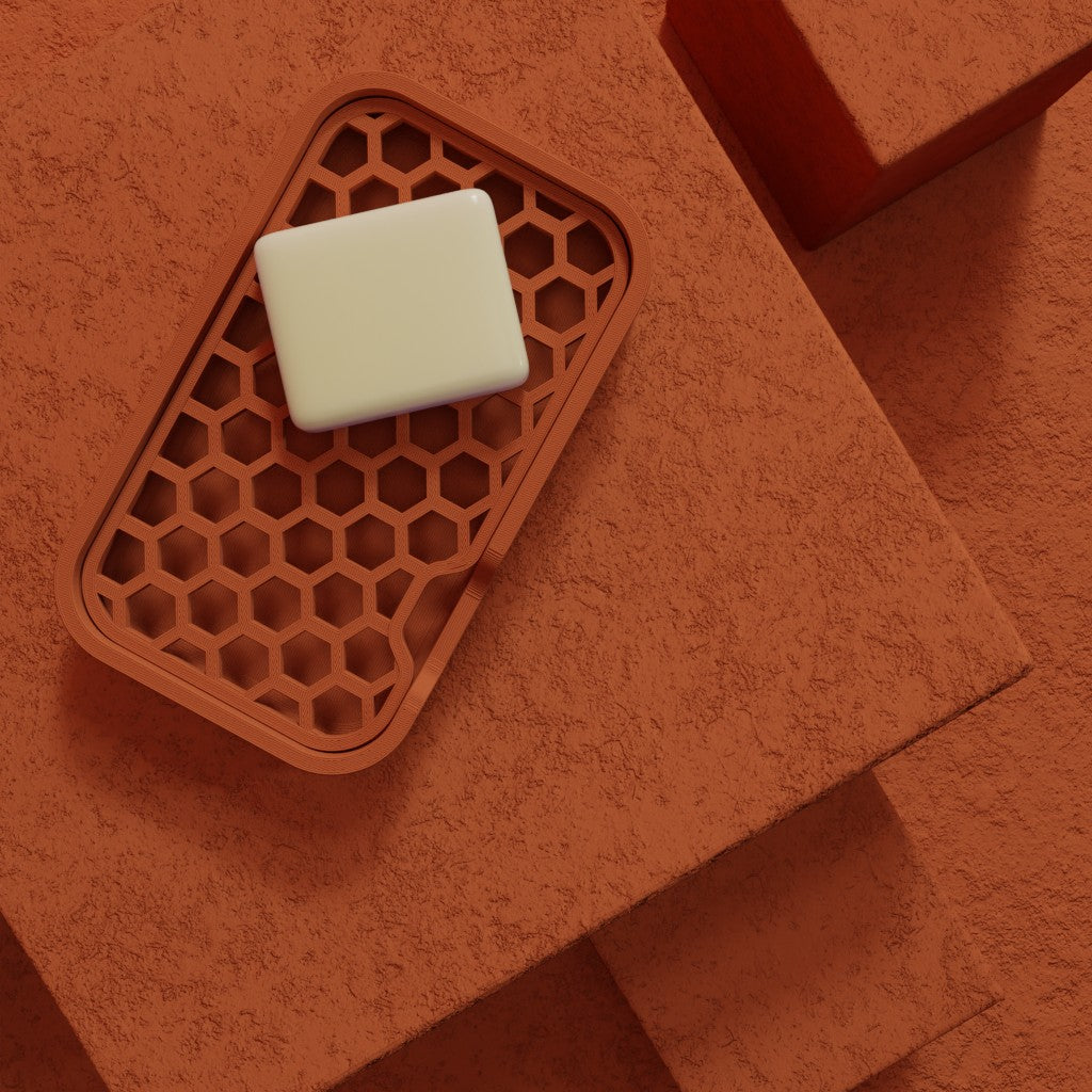 Sustainable Soap Dish with Replaceable Trays – Stylish and Practical.