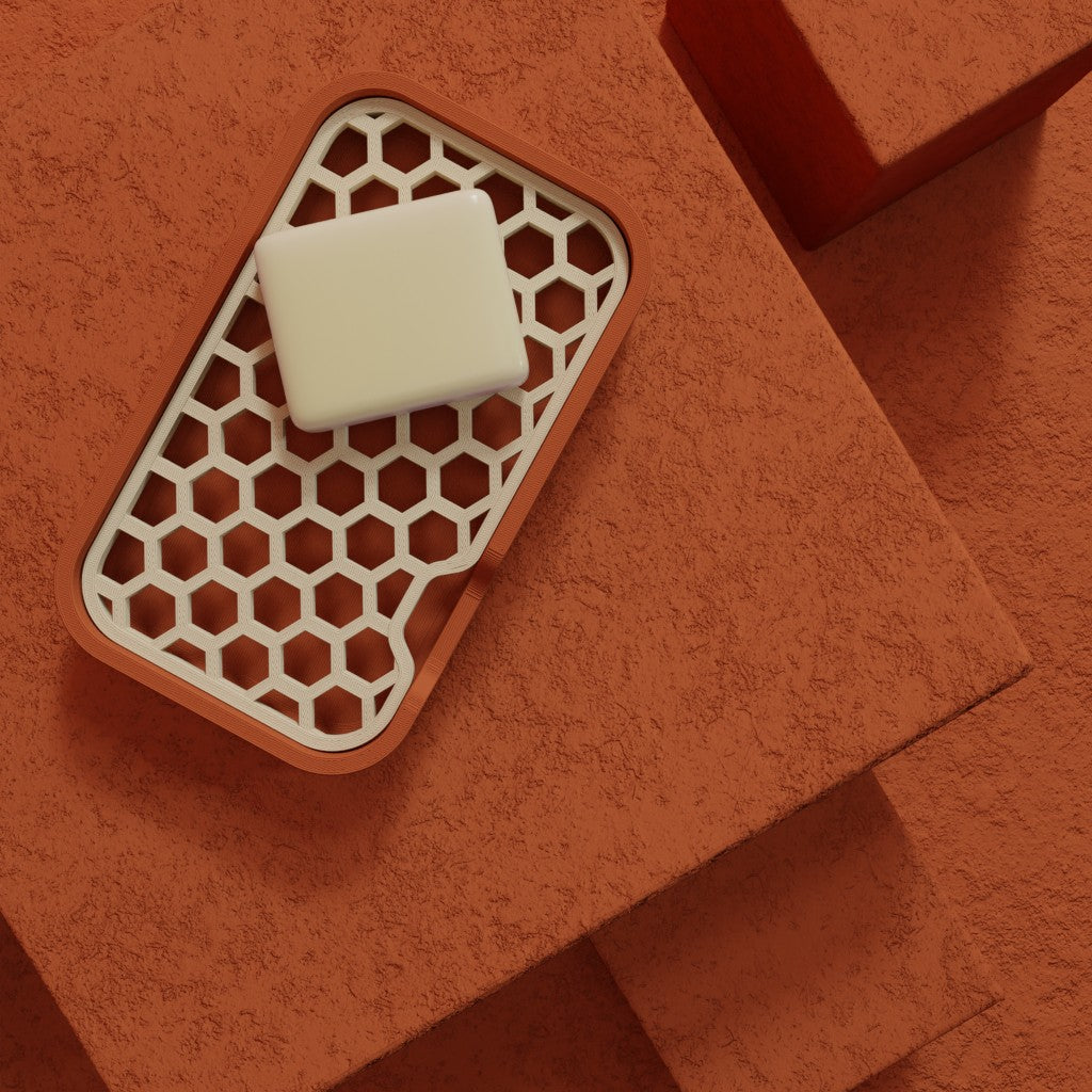 Sustainable Soap Dish with Replaceable Trays – Stylish and Practical.