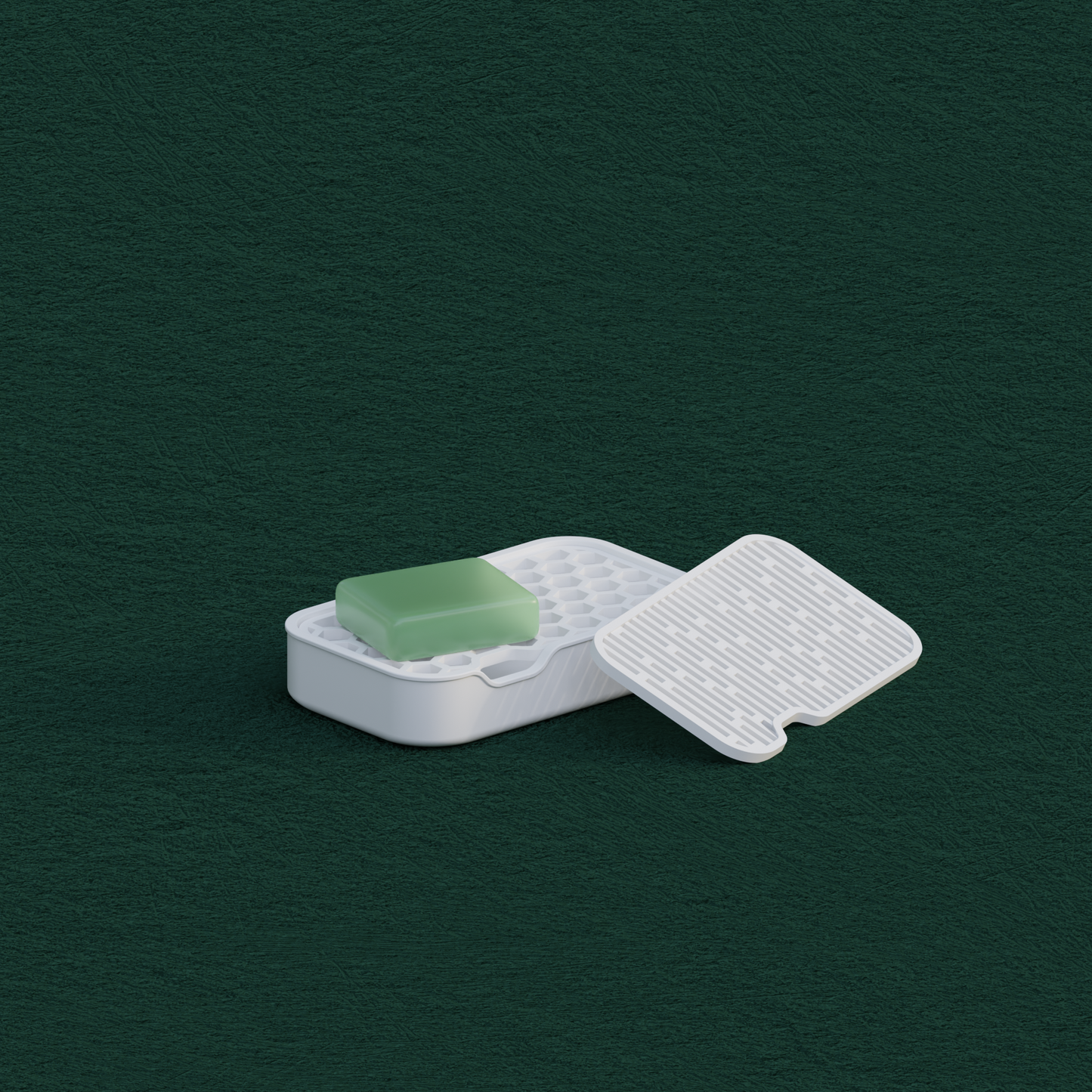 Duurzaam Zeepbakje met Vervangbare Trays – Stijlvol en Praktisch.