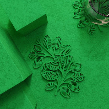Bladjesvormige Coasters – Set van 6