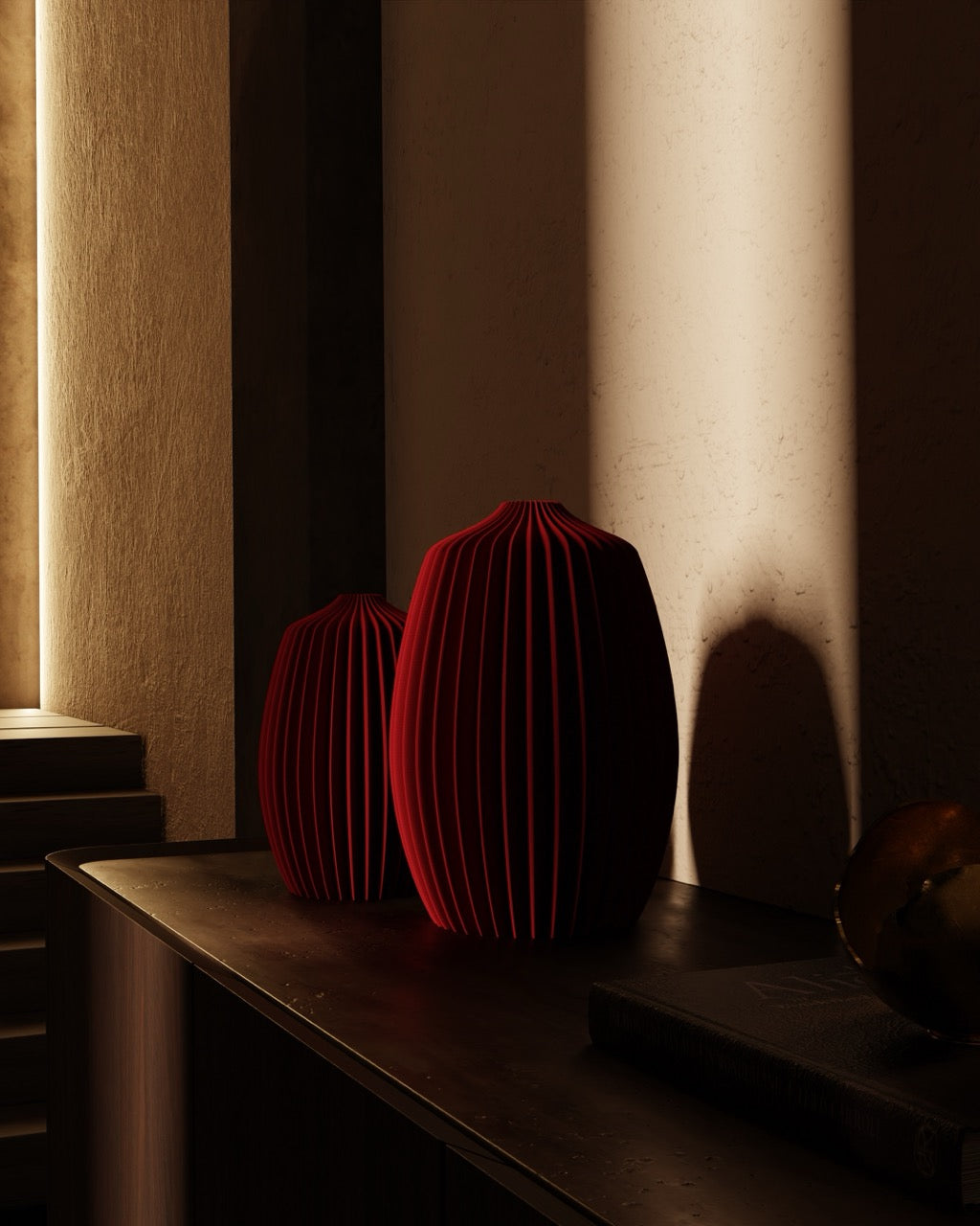 Talon Vase – Modern, Ribbed &amp; Colorful Design