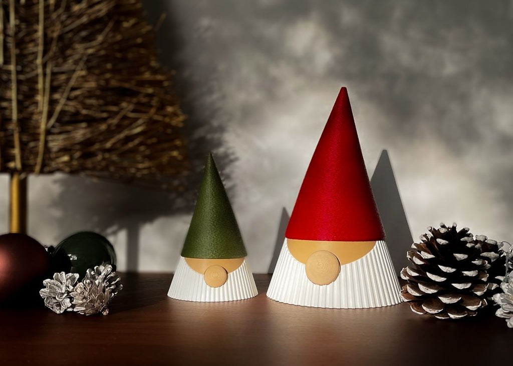 NVX Kerst Gnome – Moderne 3D-geprinte kerstdecoratie
