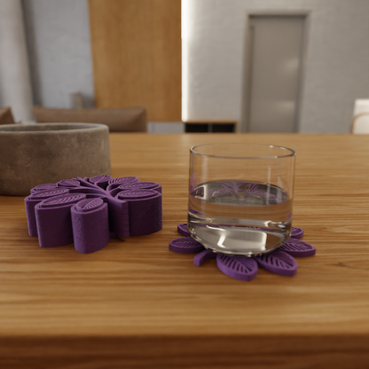 Bladjesvormige Coasters – Set van 6