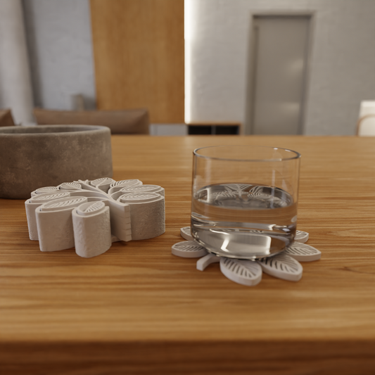 Bladvormige Coaster Houder