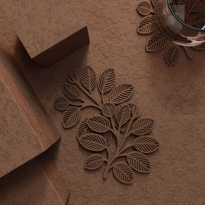 Bladjesvormige Coasters – Set van 6