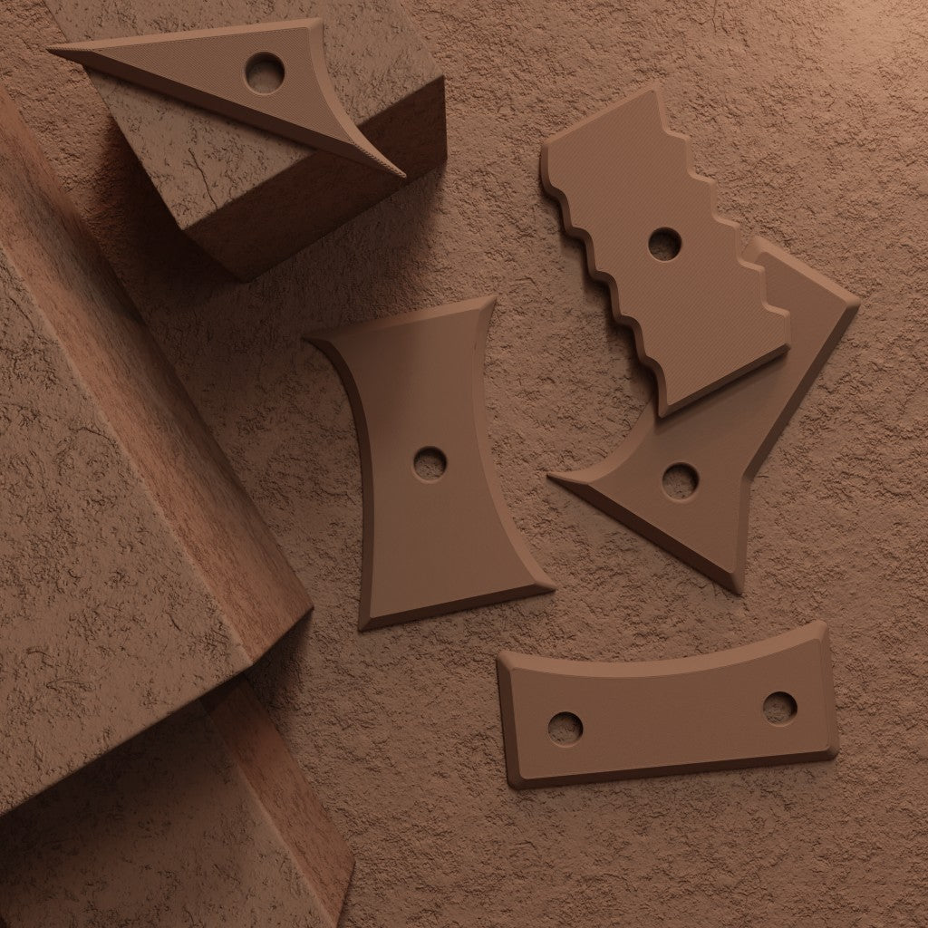 Keramiek Gereedschap - 3D-geprinte Ceramic Rib voor Kleibewerking