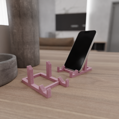 Minimalistische Telefoonhouder